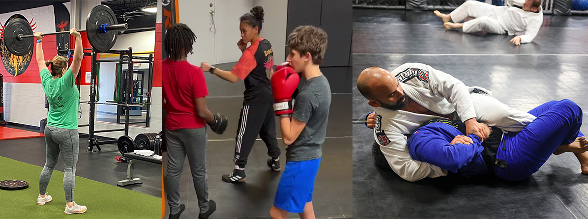 weight lifting, kids boxing and mma classes